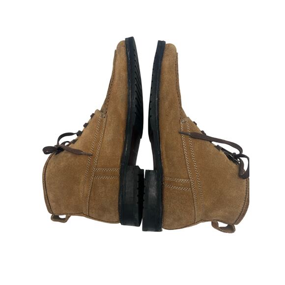 Banana Republic Mens Suede Moc Toe Boots SZ 10 M Tan Lace Up Ankle Indy Boot main image 4
